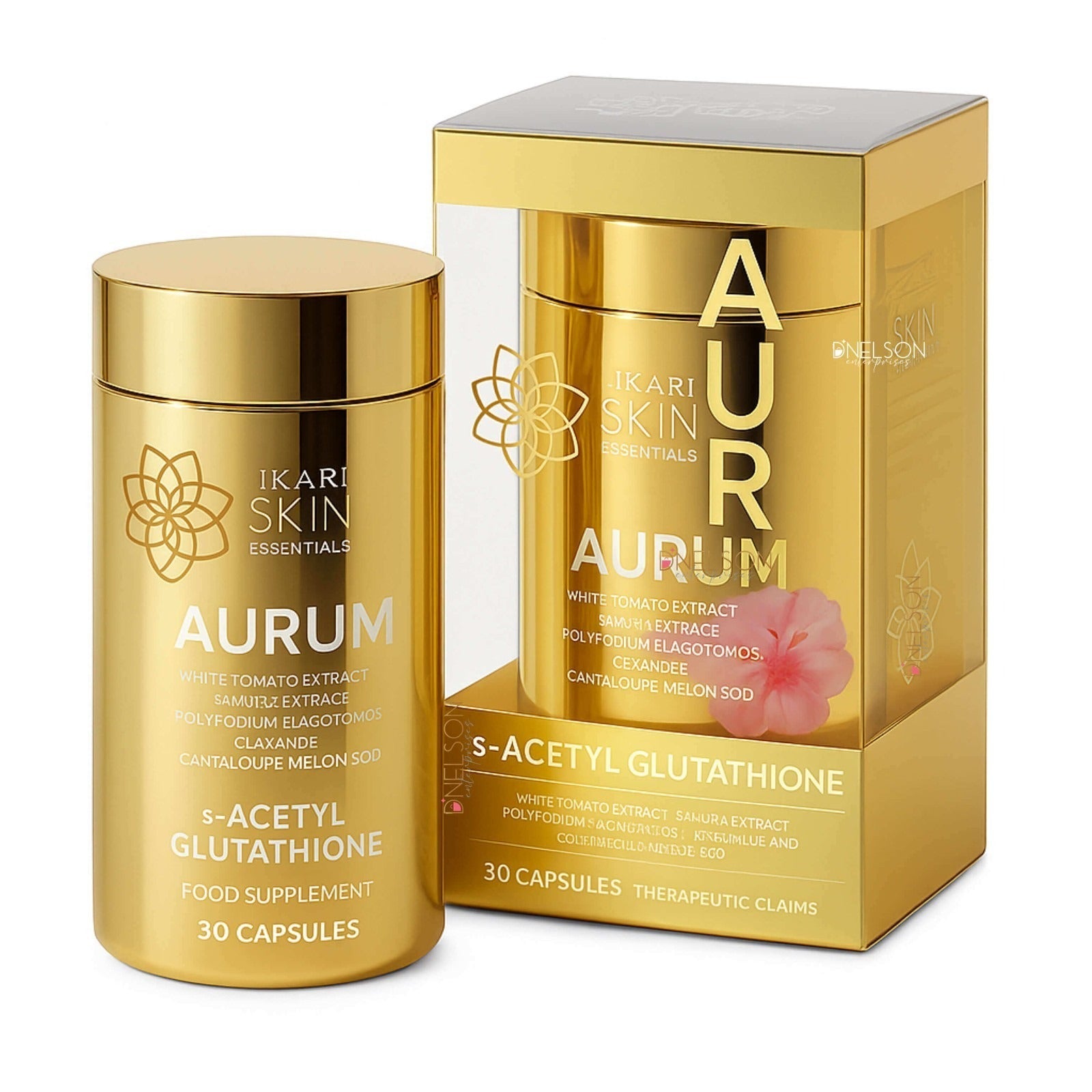 Hikari Skin Essentials AURUM S-Acetyl Glutathione 30 Capsules