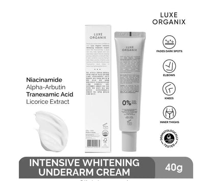 Luxe Organix Intensive Whitening Underarm Cream 30g