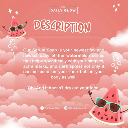 THE DAILY GLOW Watermelon Serum Soap