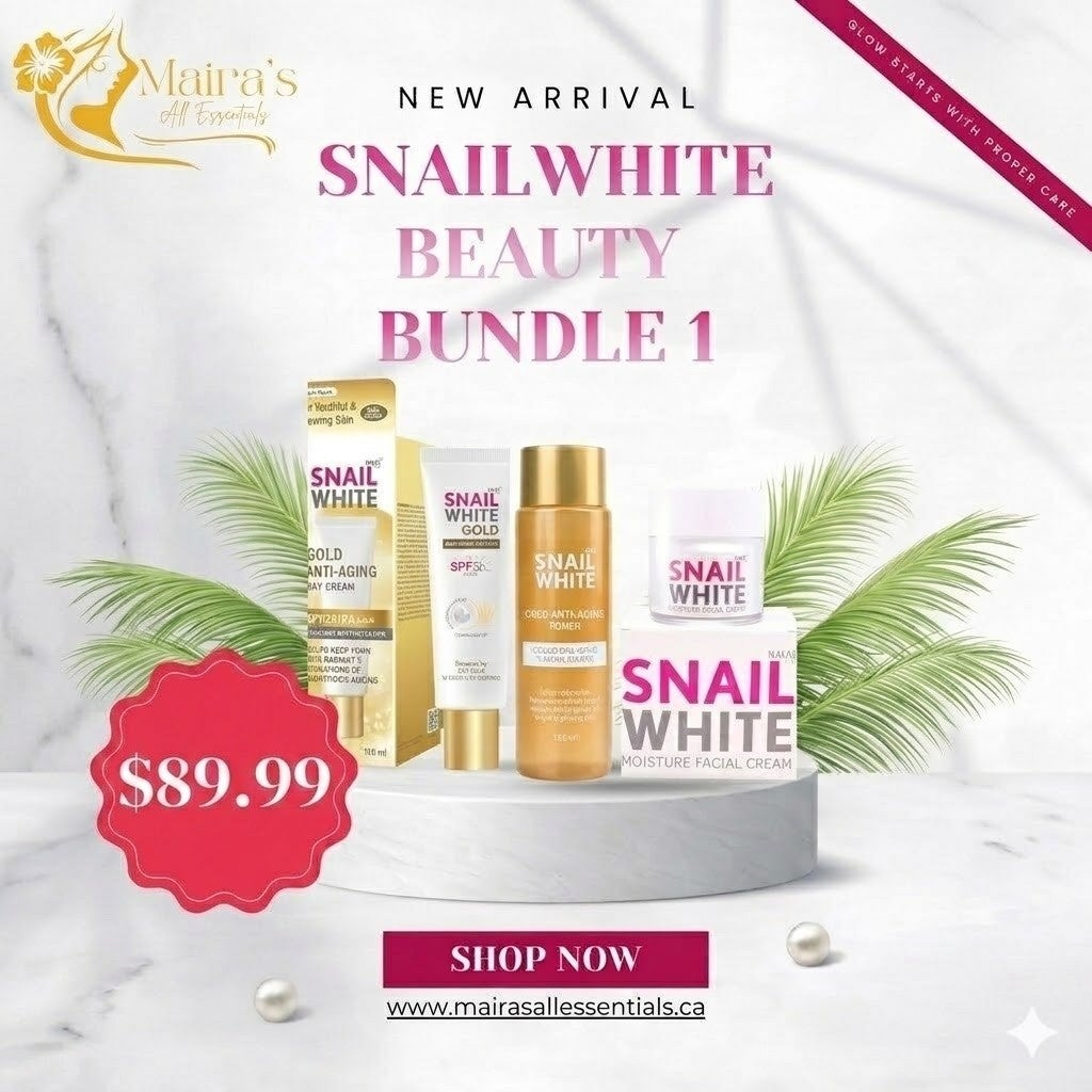 Snail White Gold Anti-Aging Skincare Bundle