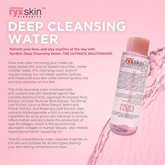 Ryx Deep cleansing Water
