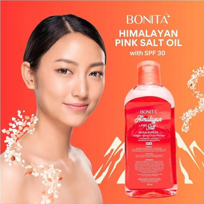 Bonita Himalayan Pink Salt Face & Body Oil SPF 30 100ml