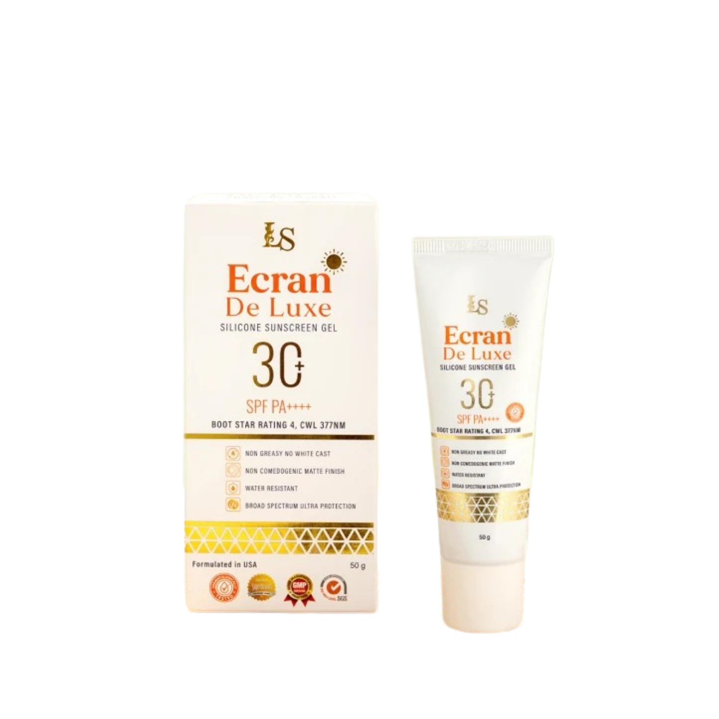 Luxe Skin Ecran De Luxe Silicone Sunscreen Gel SPF 30, 50g