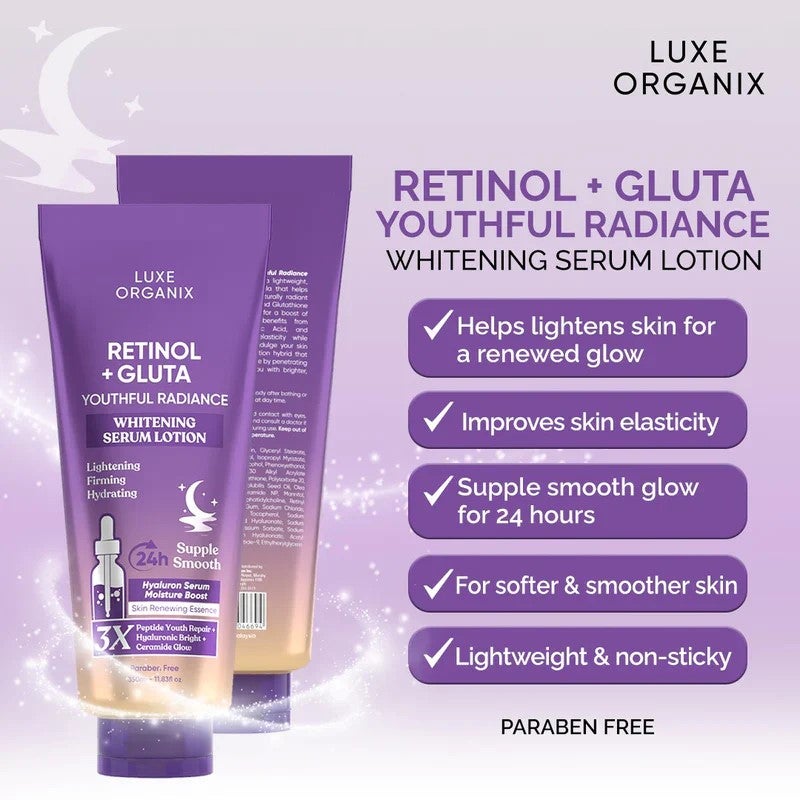 Luxe Organix Retinol+Gluta Lotion
