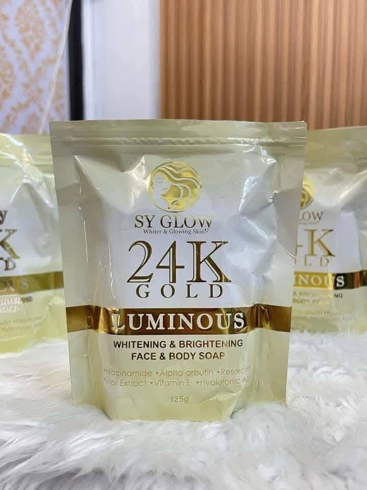 Sy Glow 24K Gold Luminous Whitening & Brightening Soap 115g