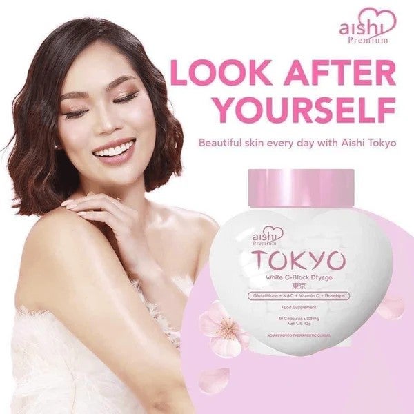 Aishi Premium Tokyo White C-Block Dfyage - 60 Capsules