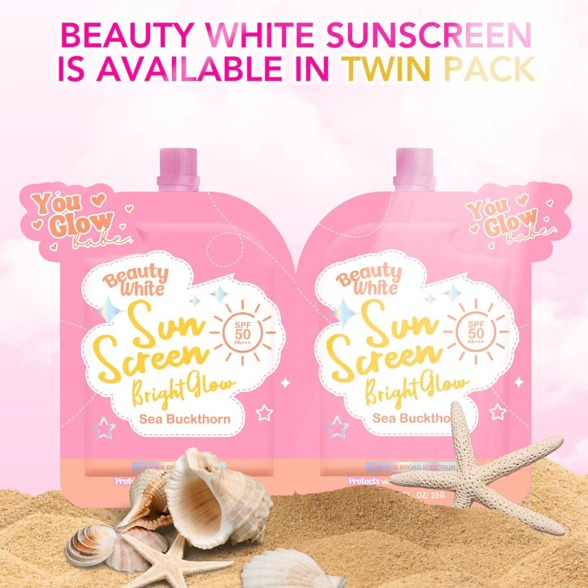 You Glow Babe Beauty White Sunscreen 25g