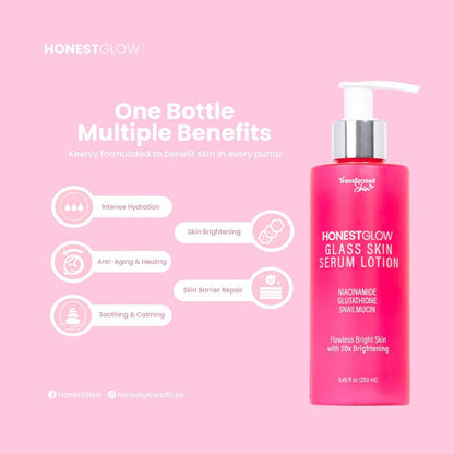 Honest Glow Glass Skin Serum Lotion