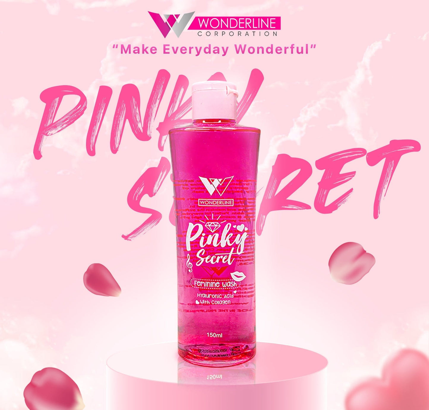 Wonderline Pinky Secret Feminine Wash 150ml