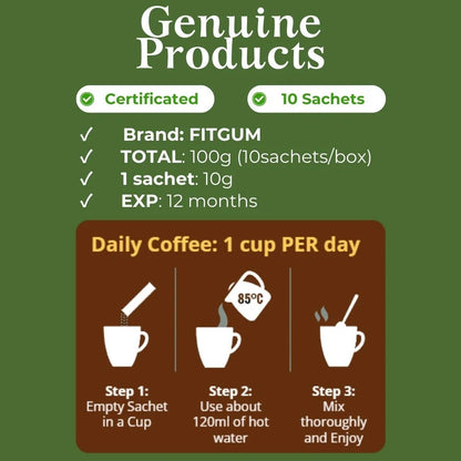 FITGUM Collagen Chia Coffee