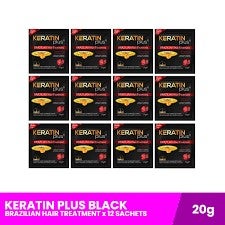 Keratin Plus (Black) 6’s