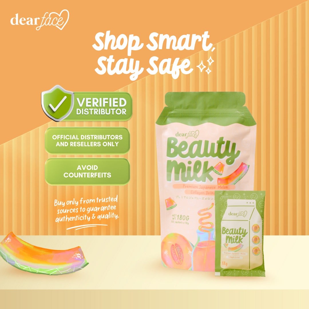 Dear Face Beauty Milk Melon Collagen Drink