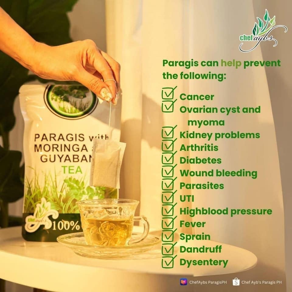 Paragis with Moringa and Guyabano Tea