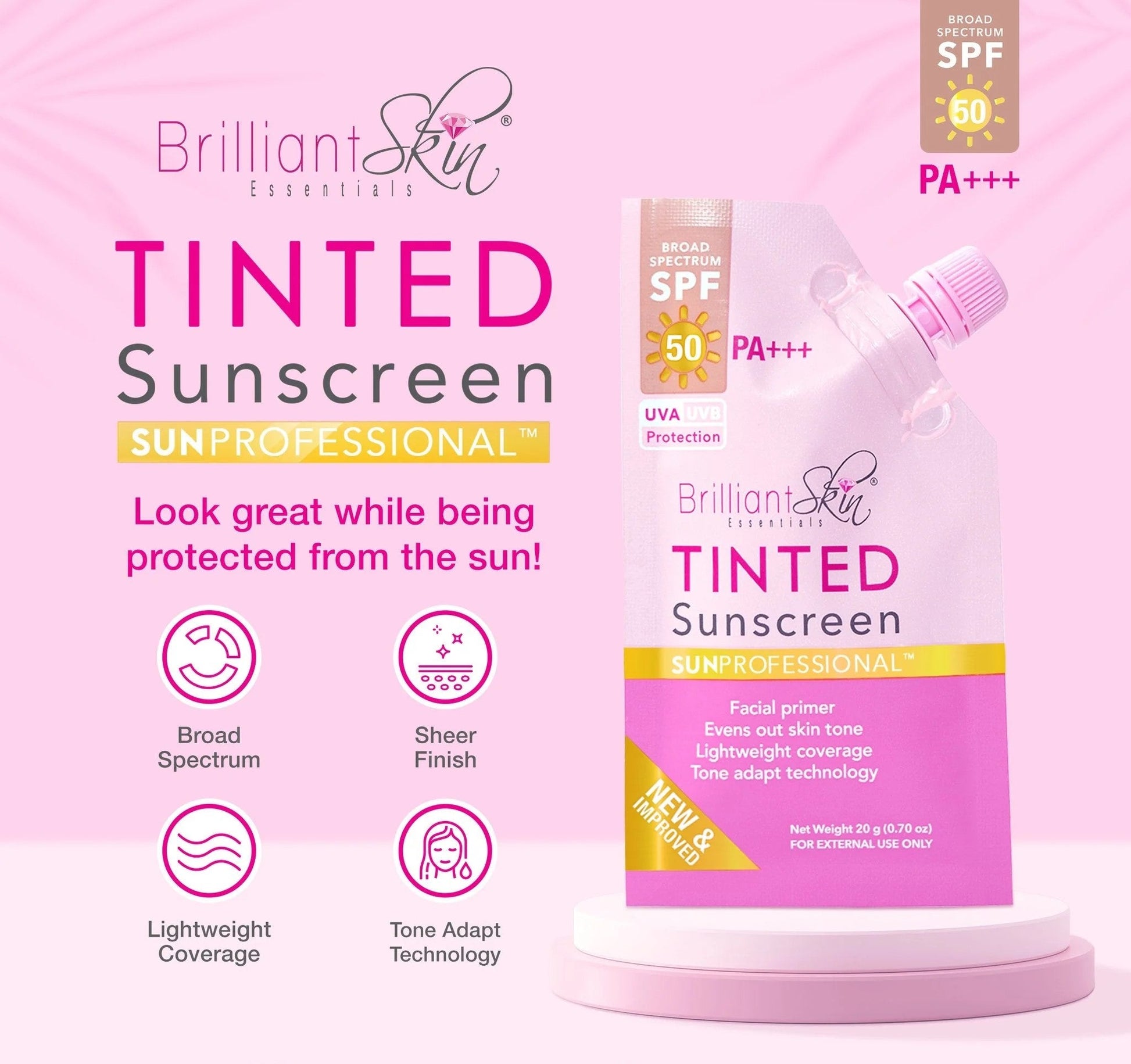 Brilliant Skin Tinted Sunscreen SPF50 PA+++ 20g