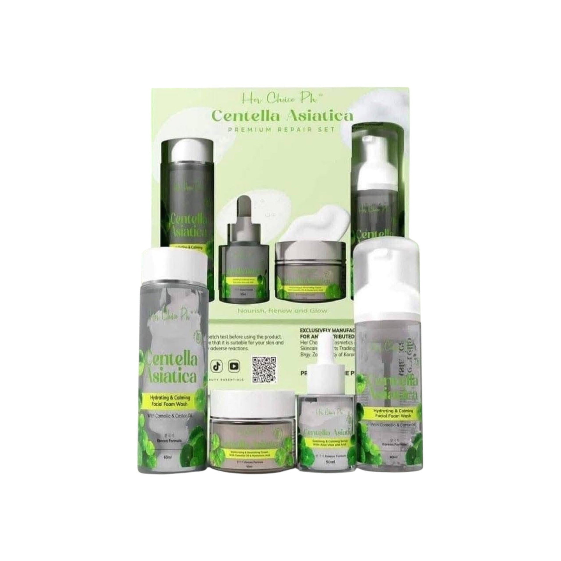 Her Choice Ph Centella Asiatica Premium Repair Set