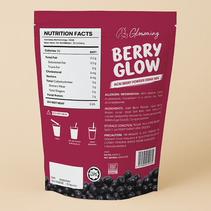 Glowming Health & Beauty Drink - Berry Glow