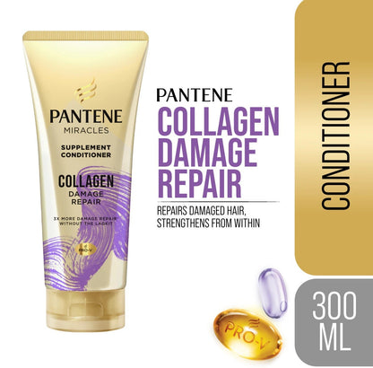 Pantene 3 Minute Miracle Conditioner Collagen Repair 300ml