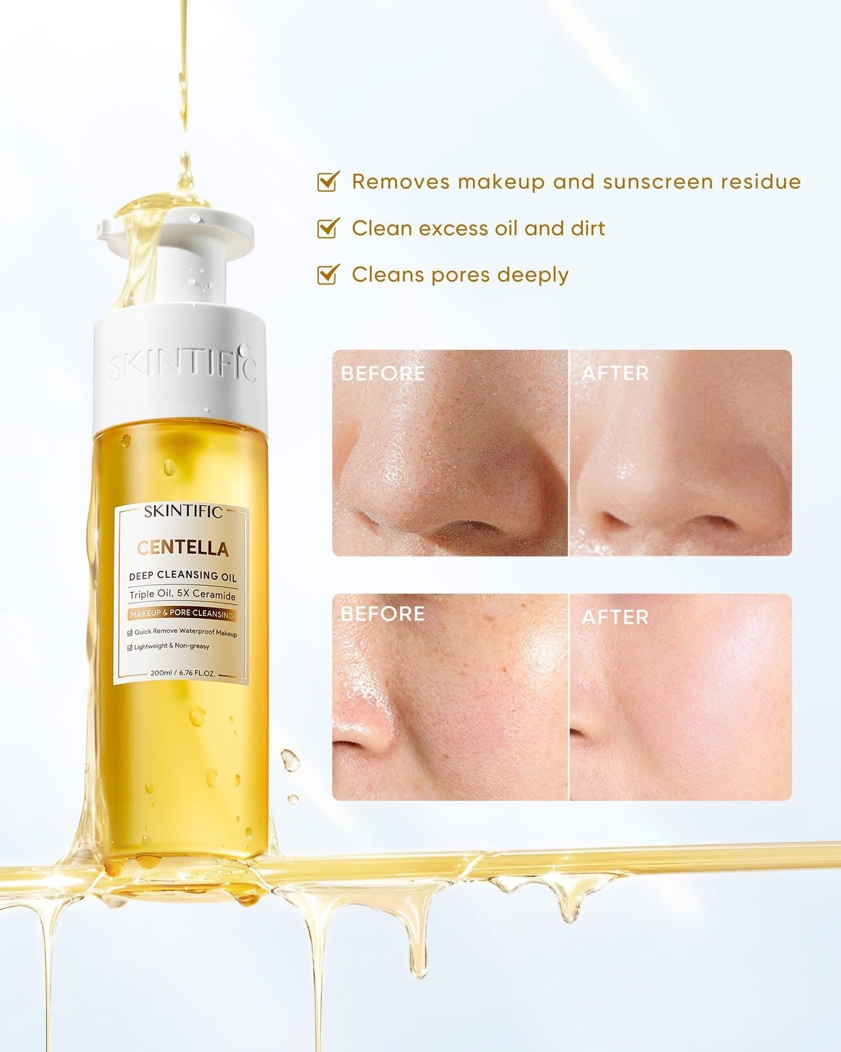 Skintific Centella Deep Cleansing Oil 200ml