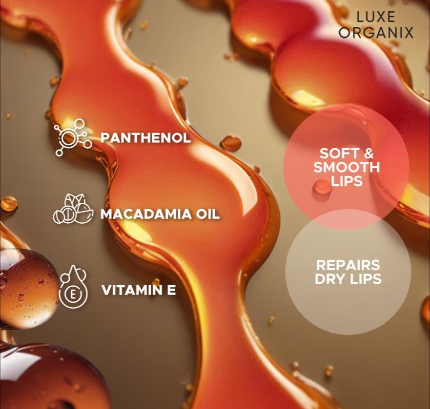 Luxe Organix Panthenol Therapy 24H Lip Serum Tinted Lip Essence 10G
