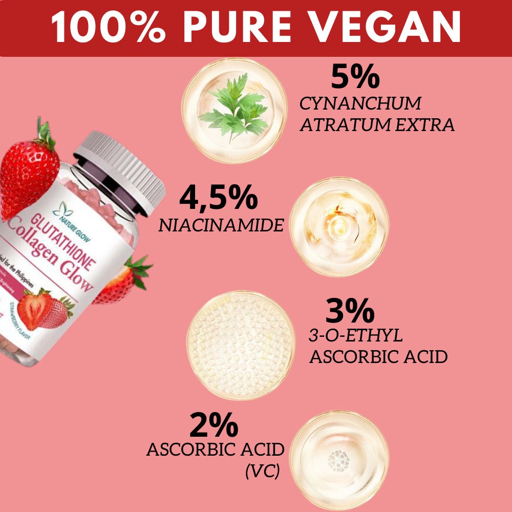 NATURE GLOW Gluta Collagen Glow Strawberry