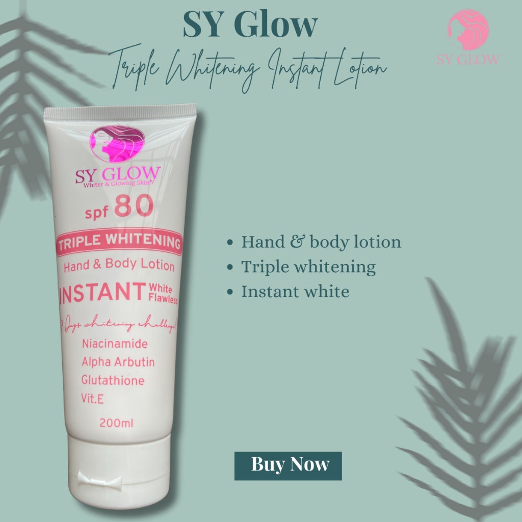 Sy Glow Intensive Whitening Lotion SPF80 200ml