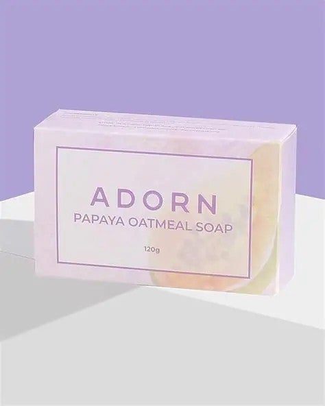 Adorn by Calmskin Papaya Oatmeal Soap 120g