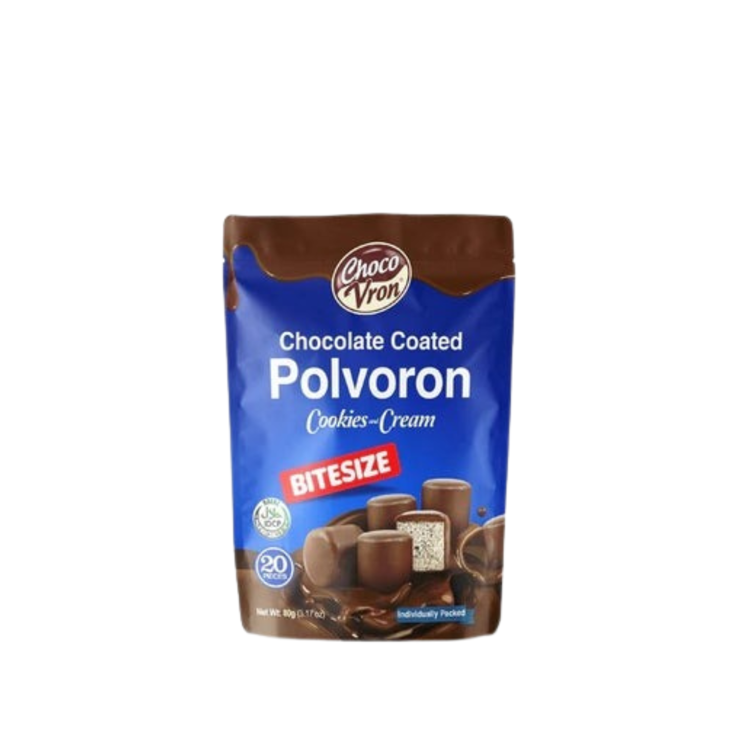 ChocoVron Bite Size Cookies & Cream 80g