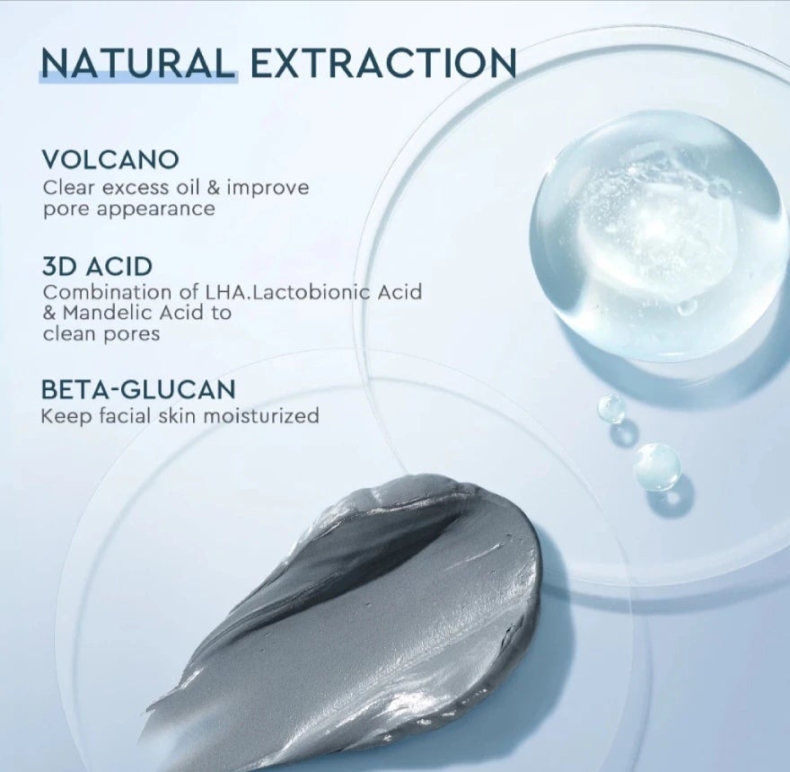 Glad2Glow Volcano 3D Acid Pore Clay Stick 25g