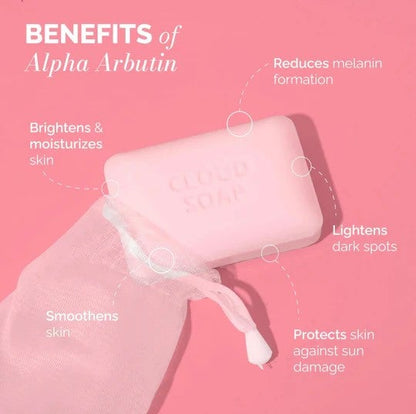 Luxe Organix Niacinamide + Alpha Arbutin Cloud Soap 180G