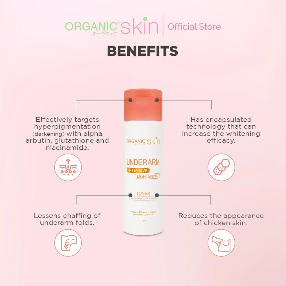 Organic Skin Japan Intensive Whitening Underarm Toner