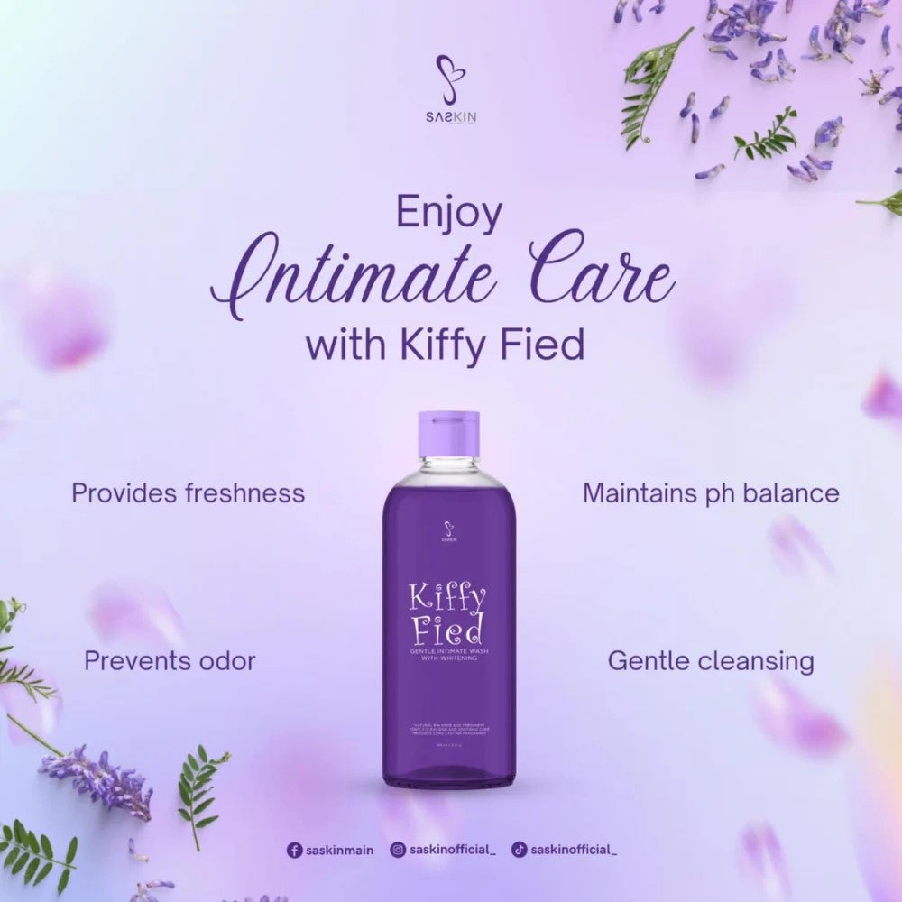Kiffy Fied by Saskin Gentle Intimate Wash 150ml