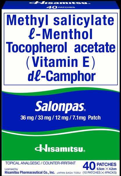 Salonpas Medicated Patch 40sx1