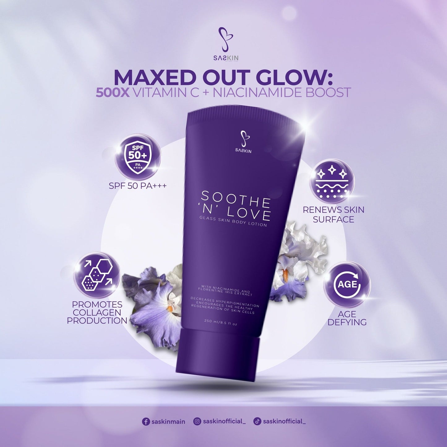 SASKIN Soothe N Love Lotion