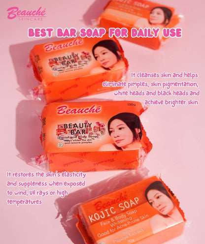 Beauche Kojic Beauty Bar Soap 90g