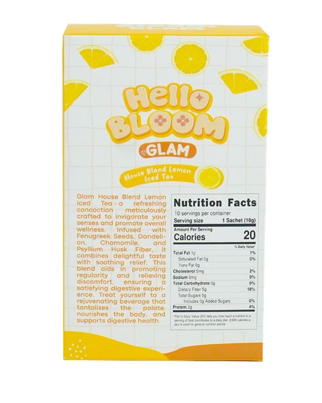 Hello Bloom House Blend Lemon Iced Tea