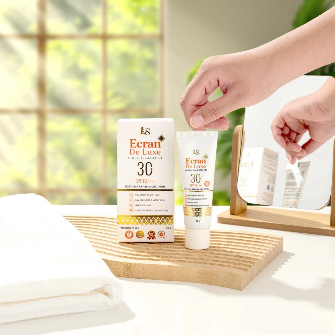 Luxe Skin Ecran De Luxe Silicone Sunscreen Gel SPF 30, 50g