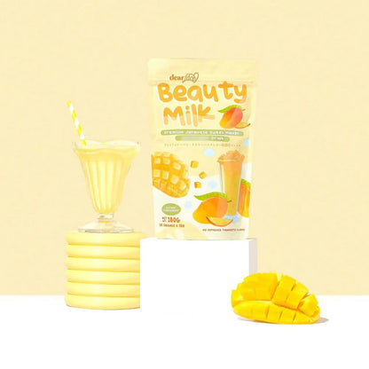 DEAR FACE Beauty Milk - Premium Japanese Sweet Mango Antioxidant Drink 280g