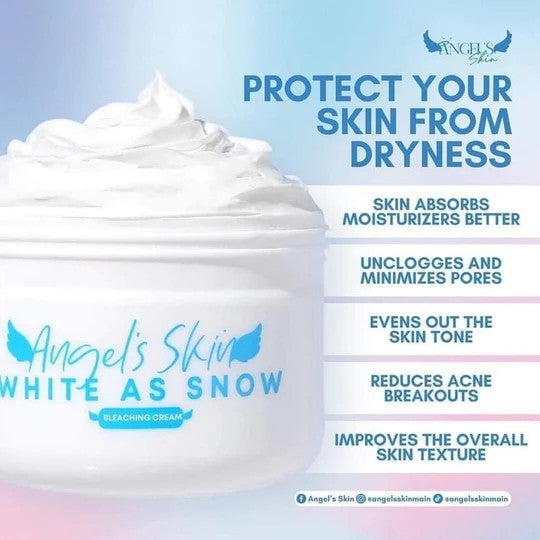 Angel's Skin White As Snow Bleaching Cream 300g