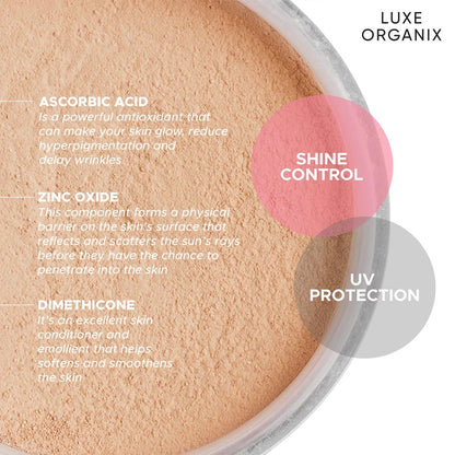 Luxe Organix UV Matte Powder