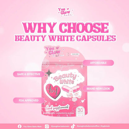 You Glow Babe Beauty White 4 in 1 Glutathione Capsule