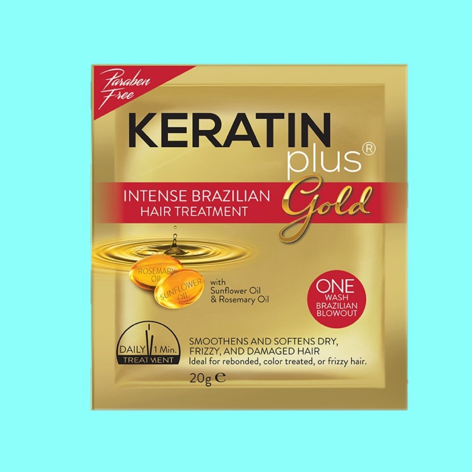 Keratin Plus (Gold) 6’s