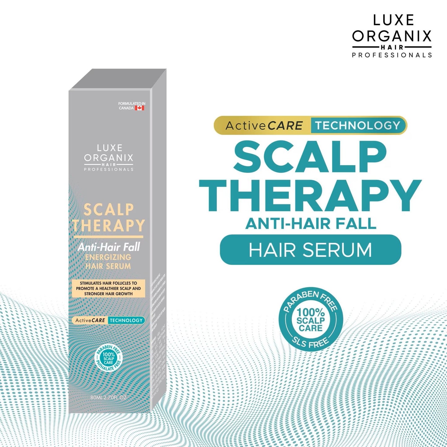 Luxe Organix Scalp Therapy Anti-Hair Fall Energizing Hair Serum 80ml