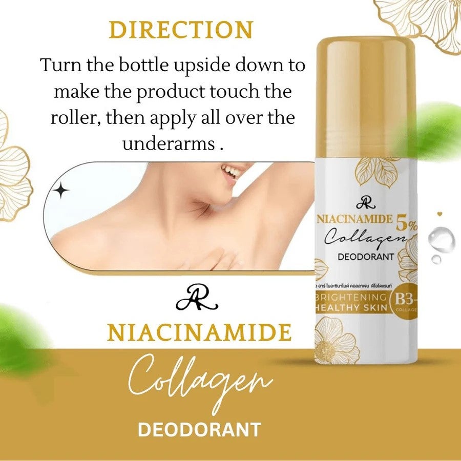 AR Niacinamide Collagen Deodorant Roll-On 75ml