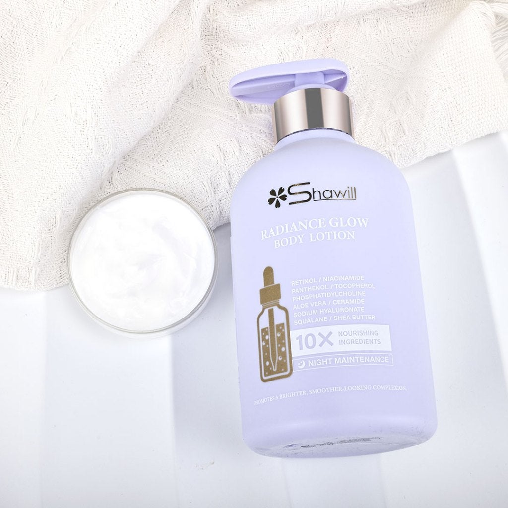 Shawill Radiance Glow Body Lotion 10x Retinol Night Maintenance- 500ml