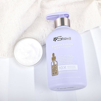 Shawill Radiance Glow Body Lotion 10x Retinol Night Maintenance- 500ml