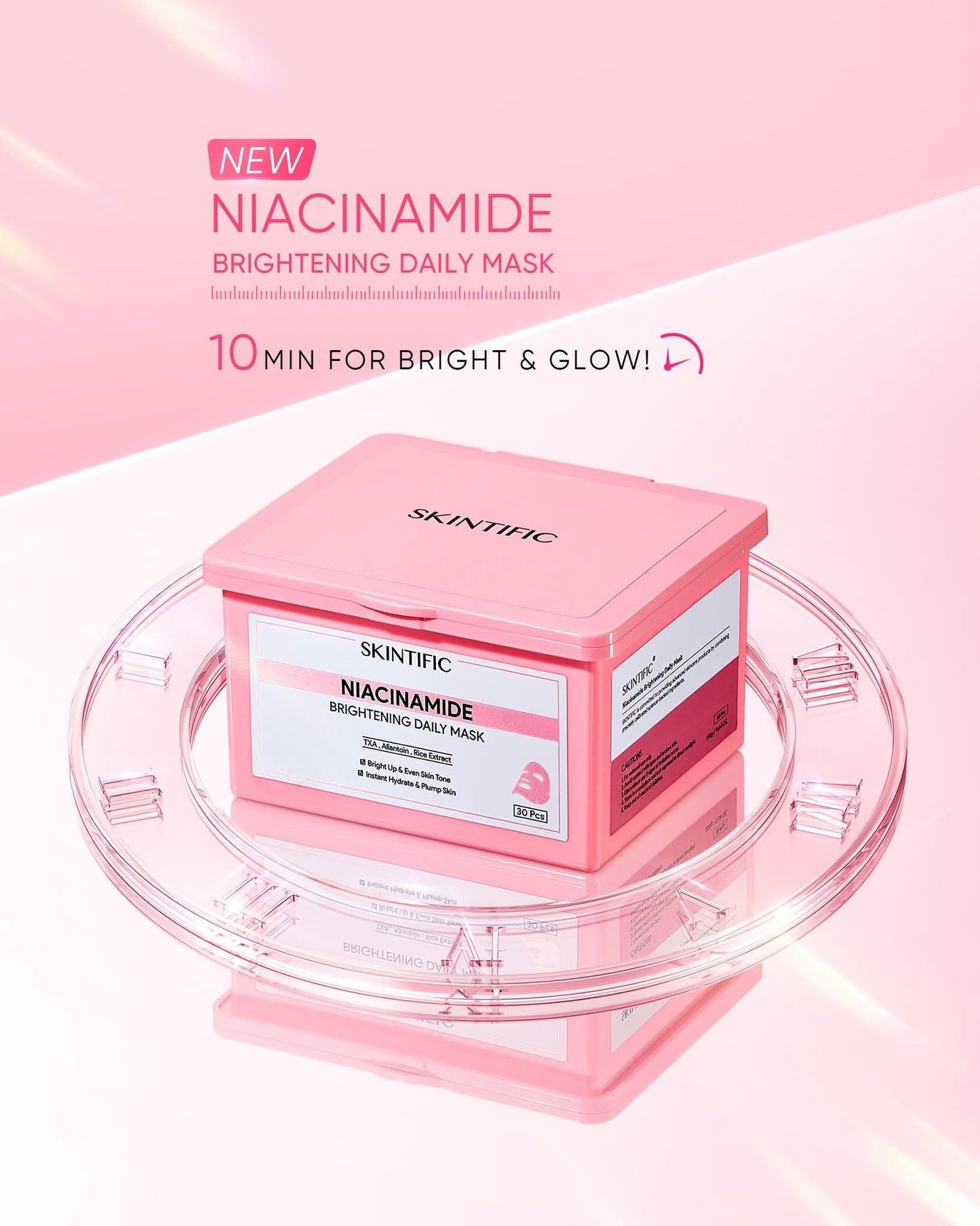 Skintific Niacinamide Brightening Daily Mask 30pcs