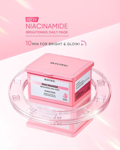 Skintific Niacinamide Brightening Daily Mask 30pcs