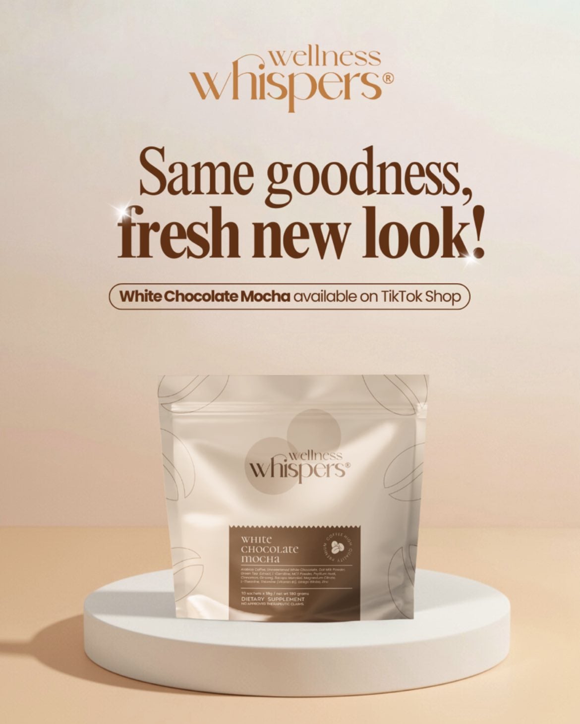 Wellness Whispers White Chocolate Mocha