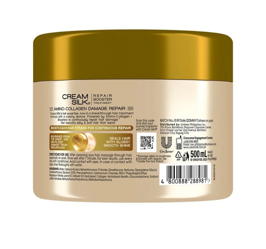 Creamsilk Booster Treatment Amino Collagen Damage Repair 500ml