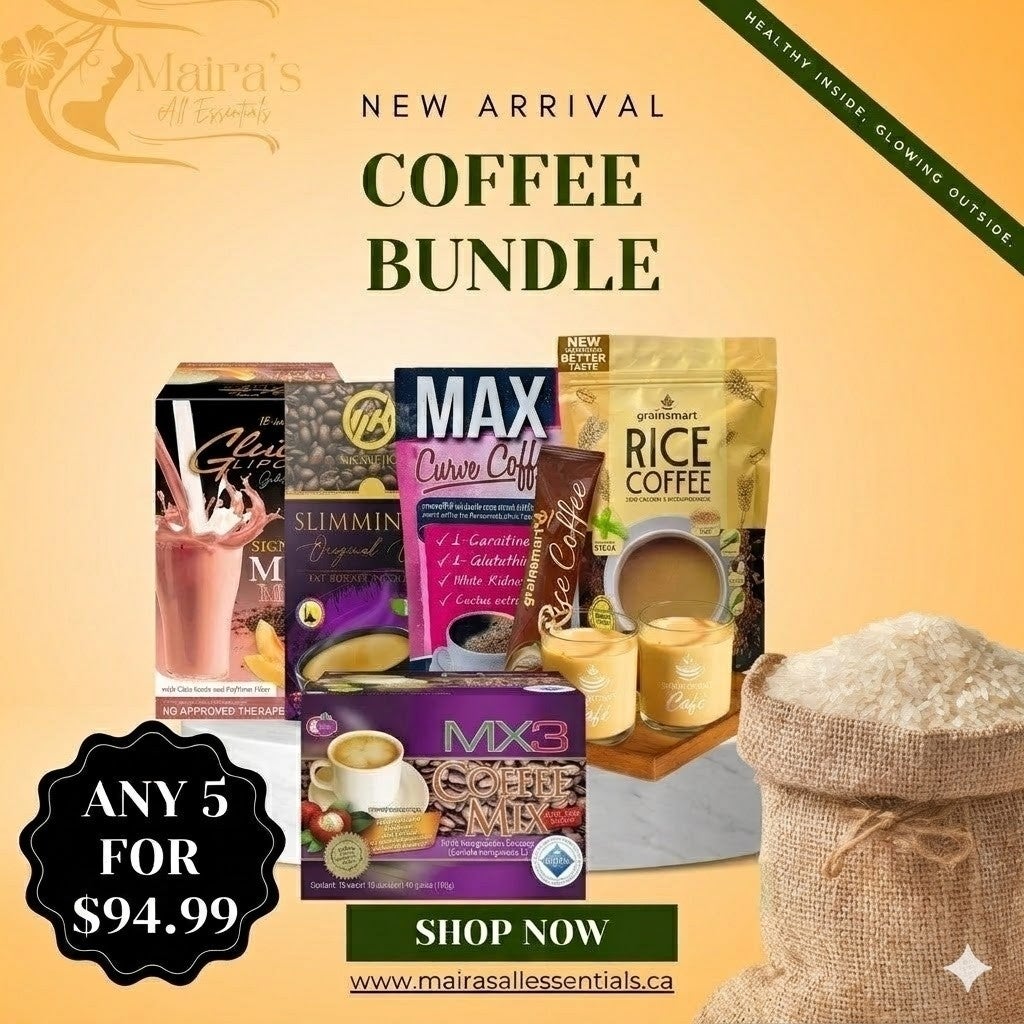 Coffee Wellness Bundle (Choose Any 5 Coffee Mix Packs)